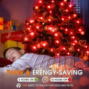 KNONEW 403FT 1000 LED Christmas String Lights Outdoor Green Wire Fairy Light 8 Modes & Timer Plug in Waterproof LED String Lights for Xmas Yard Tree Wedding Party Holiday Decorations(Red) by GreenHaven Gardens