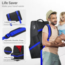 Car Seat Travel Bag - Padded, Comfortable, Durable, Roomy Gate Check Carseat Cover Backpack Fits 3-in-1，Convertible, Booster & Infant Car Seats for Airplane, Airport, Blue by TinyTreasures Baby Boutique