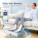 MERACH Vibration Plate Exercise Machine, Whole Body Workout Equipment for Women, Bluetooth and Silicone Pedal, Vibration Plate with Auto Mode, Vibrate Fitness Platform for Home by CozyNest Decor
