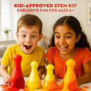 Playz Mega Kaboom! 150+ Explosive Science Experiments Kit for Kids Age 8-12 with 75 App & Video Guided Experiments - Chemistry Set STEM & Educational Toys & Gifts for Boys, Girls, Teenagers & Kids by TinyTreasures Baby Boutique