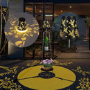 47.2'' Outdoor Metal Solar Floor Lamps with 2 Plant Stand Hummingbird Solar Lights Waterproof Solar Powered Street Lights Garden Decorative Lantern for Yard Pathway Deck Patio Porch Driveway Decor by GreenHaven Gardens
