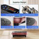 Vibration Plate Exercise Machine, 180 Speed Levels Vibration Plate for Lymphatic Drainage, Whole Body Workout Vibrating Fitness Platform, Effective for Weight Loss, Shaping, Toning & Wellness by CozyNest Decor