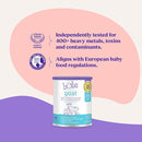 Bubs Whole Goat Milk Formula with Iron, Goat Milk-Based Powder, for Infants 0-12 Months, Made with Non-GMO Goat Milk, 20 oz by TinyTreasures Baby Boutique
