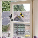 Bee On Honeycomb Stained Glass Window Hangings, Bee Suncatcher Garden Bee Decor Bee Gift for Mom Women by GreenHaven Gardens