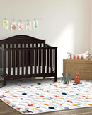 Odorless Premium Foam Baby Play Mat 79" x 63", Soft Microfiber Fabric Crawling Mat for Floor- Comfortable and Hypoallergenic, Non-Slip Cushioned Floor Playpen mat for Infants,Babies,Toddlers by TinyTreasures Baby Boutique
