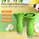 Kids Microscope Pocket Microscope -1000X Portable Microscope for Kid | Photo and Video Mini Microscopes | 2'' Digital Little Scientist Microscopes for 3-10 Age Years Old Boys Girls Toys Gifts (Green) by TinyTreasures Baby Boutique