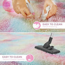 Ultra Soft Rug for Living Room, 4X6 Fluffy Shag Area Rug for Bedroom, Modern Shaggy Carpets Fuzzy Rug for Teens Dorm Nursery Home Decor Aesthetic, Upgrade Anti-Skid Durable, Rainbow by TinyTreasures Baby Boutique