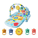 Alive Lovely Baby Gyms Play Mats, Musical Activity Center Baby Piano Gym Mat, Music and Lights Tummy Time Padded Mat for Newborn 0 to 3 6 9 12 Months by TinyTreasures Baby Boutique