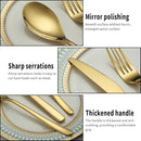 Berglander Gold Wedding Silverware Set 60pcs Service for 20, Titanium Plating Stainless Steel Flatware Set, Gold Spoons Forks Knives Set for Home, Wedding, Restaurant, Dishwasher Safe by CozyNest Decor