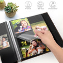 Zesthouse Photo Album Self Adhesive Pages, 60 Pages Magnetic Scrapbook Albums with Sticky Page,Photos Album Holds 8x10 & 5X7 & 4x6 & 6x8 & 3x5, Large Picture Book Ideal for Family,Wedding,Baby by TinyTreasures Baby Boutique