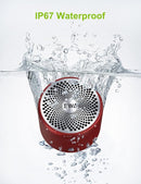 EWA Travel Case Packed, A106 Pro Portable Bluetooth Speaker with Custom Bass Radiator, Brief Design, IP67 Waterproof, Perfect Mini Speaker for Shower, Room, Bike, Car (Red) by TinyTreasures Baby Boutique