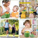 Soup Thermo for Hot Food Kids 25.5oz Lunch Containers with Buckle Lid Wide Mouth Hot Food Jar Vacuum Insulated Stainless Steel Bento Box Leakproof with Spoon(Green) by TinyTreasures Baby Boutique