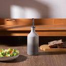 Sweejar Ceramic Olive Oil Dispenser Bottle, Opaque Oil Cruet Protects Oil to Reduce Oxidation, Suitable for Storage Vinegar, Coffee Syrups & Other Liquids, Pack of 1, 15.5 Fl Oz (Gradient Fog Gray) by CozyNest Decor