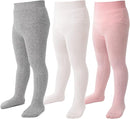 Marchare Baby Girls Tights Thick Solid Cable Knit Leggings Winter Warm Stockings For Toddler Girls 1/2/3/4/5 Pack by TinyTreasures Baby Boutique