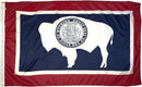 FlagSource Wyoming Nylon State Flag, Made in the USA, 3x5' by GreenHaven Gardens