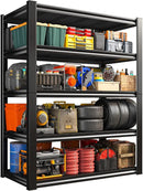 REIBII Garage Shelving Heavy Duty 2500LBS Storage Shelves 40" W Garage Shelves Heavy Duty Shelving Metal Shelves for Warehouse, Basement, Pantry, 40" W x 17.7" D x 72.2" H by GreenHaven Gardens