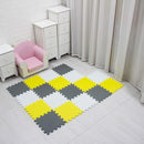 MQIAOHAM® 18 Pieces Puzzle Play Mats, Soft Baby Play Mat, Kids Interlocking Foam Floor Tiles, Toddlers Carpet Playmats G301018-101105112 by TinyTreasures Baby Boutique