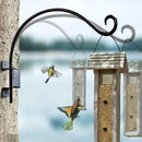 Swivel Bird Feeder Hanger Hook: Swivel Hanging Plant Bracket Outdoor - Wall Mount Swivel Hanging Hook for Bird Feeder 16-Inch by GreenHaven Gardens