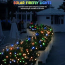 Solar Firefly Lights 2 Pack 16 LED Lights 2 Lighting Modes for Garden,Patio and Yard Solar-Powered LED Lights (Multi-Colored, 2) by GreenHaven Gardens
