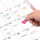 Wall Calendar 2025-2026 Large with Spiral Bound, 18 Month Big Calendar from Jan 2025 to Jun 2026, Vertical Large Monthly Desk Calendar 2025-2026 for Wall, Calendario 2025 (17"x22") by TinyTreasures Baby Boutique