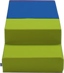 Factory Direct Partners - 11618-LMRS SoftScape Toddler Playtime Climber, Indoor Active Play Structure for Toddlers and Kids, Safe Soft Foam for Crawling and Sliding (3-Piece Set) - Lime/Raspberry by TinyTreasures Baby Boutique