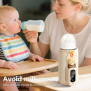 Portable Bottle Warmer for Breastmilk & Formula, Baby Rapid Milk Warmer, Accurate Temperature Control, Retain Nutrients Baby Essentials for Home and Outing(with Charger) by TinyTreasures Baby Boutique