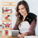2PCS Large Microwave Heating Pads for Cramps Pain Relief, Moist Microwavable Period Menstrual Heat Packs, Cordless Warm Compress Gift for Mothers Day, Birthday, Thanksgiving, Christmas, 21*12" + 17*9" by CozyNest Decor