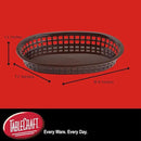 TableCraft Products C1076BR Cash and Carry Basket, Chicago, Brown (Pack of 12) by GreenHaven Gardens