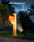 4 Pack Solar Spotlights Outdoor Waterproof for Tree, Statue, Flower, Mailbox, Bush, Wall, Bright LED Outside Landscape Flood Lights for Focus Uplighting Yard, Garden, Driveway, Walkway, House, Fence by GreenHaven Gardens