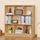 LEYAOYAO 8 Cube Bookshelf with Base,3 Tier Mid-Century Modern Natural Bookcase,Standing Wide Bookshelves Storage Organizer Shelf,Rustic Wood Display Cabinet Book Shelves for Bedroom,Living Room,Office by CozyNest Decor