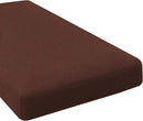 H.VERSAILTEX Super Stretch Individual Chaise Cover Sectional Couch Covers for L Shaped Sofa Both Left/Right Featuring Thick Jacquard Textured Twill Fabric (1 Piece Chaise Cover Large, Burnt Brick) by CozyNest Decor
