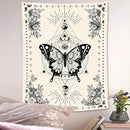 Lunerfex Boho Butterfly Tapestry Small Tapestry Tarot Tapestries Moon Phase Aesthetic Tapestries Wall Hanging for Bedroom and Living Room Decor Butterfly 36×48 Inches by CozyNest Decor