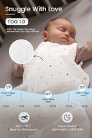 TotAha Toddler Sleep Sack 1.0 TOG, Soft Quilted Wearable Blanket Baby Sleeping Bag with 2-Way Safe Zippers for All Seasons by TinyTreasures Baby Boutique