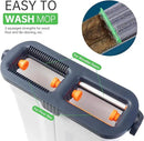 360° Mop and Bucket Set with Wringer – Microfiber Floor Mop System for Home Cleaning – Long Handle, Wash & Dry Dual Tank, Extra Absorbent Pads, Space-Saving Design for Hardwood, Tile & Laminate Floors by CozyNest Decor