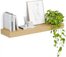 Heimlove 12" Deep Floating Shelves, 36 x 12 Inch Wall Mounted Long Floating Shelf with Invisible Brackets, for Home Decor, Bedroom, Kitchen, Living Room, Bathroom - 1 Pack, Oak by CozyNest Decor