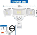AmeriTop Motion Sensor Lights Outdoor, 2-in-1 Ultra Bright 3500LM 35W LED Security Flood Lights with Motion Sensor Mode & Dusk to Dawn Sensor Mode/ETL Certified, IP65 Waterproof by GreenHaven Gardens