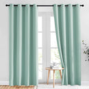 NICETOWN Seafoam Green Curtains 2 Panels 84 inches Long - Grommet Blackout Thermal Insulated Room Darkening Sound Reducing Window Drapes for Living Room/Bedroom, W52 x L84 by TinyTreasures Baby Boutique