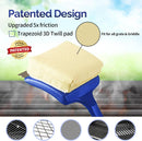 19" Large Bristle-Free Steam Cleaning Grill Brush,Replaceable BBQ Cleaning Head,Safe Grill Accessories for Cast Iron/Porcelain/Weber Gas/Charcoal Grill,Grill Cleaner for Outdoor Grill by GreenHaven Gardens