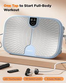 FEIERDUN Vibration Plate Exercise Machine, 400 LBS Capacity Vibration Plate for Lymphatic Drainage, Max Space for Whole-Body Workout & Relaxation at Home by CozyNest Decor
