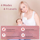 Breast Pump Wearable Breast Pumping: Electric Breast Pumps Hands Free Breastfeeding Pumps with 4 Modes & 9 Levels - Rechargeable Milk Pump, Smart Display for Moms, 24mm 2 Pack by TinyTreasures Baby Boutique