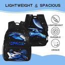 Space Planet Spaceship Backpack For Kids School Boys Girls Astronaut Planet Galaxy Lightweight Waterproof Ergonomic Bacakpack For Age 5-6 6-8 8-12 School Book Bag Daypack Outdoor Adventure by TinyTreasures Baby Boutique