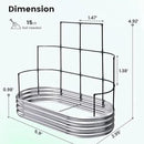 KING BIRD Raised Garden Bed with Wall Trellis Galvanized Planter Garden Box Outdoor for Gardening, Climbing Vegetables, Flowers 5.9x2.95x0.98 Ft, Silver by GreenHaven Gardens