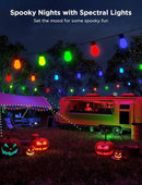 Govee Smart Outdoor String Lights H7016, 96ft RGBIC Outdoor Lights with 30 Dimmable LED Bulbs, IP65 Waterproof, Color Changing Warm White Lights with 47 Scene Modes for Patio, Backyard, App Control