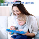 Baby Cloth Books 2PCS High Contrast Sensory Crinkle Book for Babies Tummy Time Early Learning Infant Toys for 0-18 Months by TinyTreasures Baby Boutique