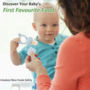 Silicone Baby Fruit Food Feeder & Mini Freezer Nibble Tray, Breastmilk Popsicle Molds for Baby Teething Relief, BPA Free Silicone Teething Toys Feeder for Safe Infant Self Feeding, Extra Food Pouches by TinyTreasures Baby Boutique