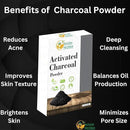 Activated Charcoal Powder 100% Food Grade, Natural Detoxifier for Teeth Whitening, Digestive Health, Face Masks, DIY Skincare, Detox Drinks & Bug Bite Relief 3.5 oz Pack by CozyNest Decor