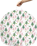 Cartoon Winter Christmas Tree Stars Leaves Pattern Baby Lounger Cover, Unisex Removable Infant Newborn Snug Fit Floorseat Sleeping Lounger Slipcover for Boys Girls Lounger Pillow, Cover Only-24*26 by TinyTreasures Baby Boutique