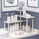 JayRex Bathroom Organizer Countertop Corner Shelf, 3 Tier Moveable Organizer for Make Up, Dresser Table, Desktop (White) by CozyNest Decor