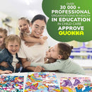 QUOKKA Puzzles for Toddlers 3-5 – 4 x 48 Pieces Puzzles for Kids Ages 3-4 – 12 Toy Learning Vert Girls for 4-6 – Jigsaw Game for Boy and Girl 3-5-7 Year Old by TinyTreasures Baby Boutique