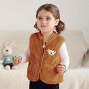 Baby Boys Girls Fleece Vest Zip Up Cute Bear Jackets Fuzzy Fall Winter Warm Clothes Newborn Outwear for Toddler Infant by TinyTreasures Baby Boutique